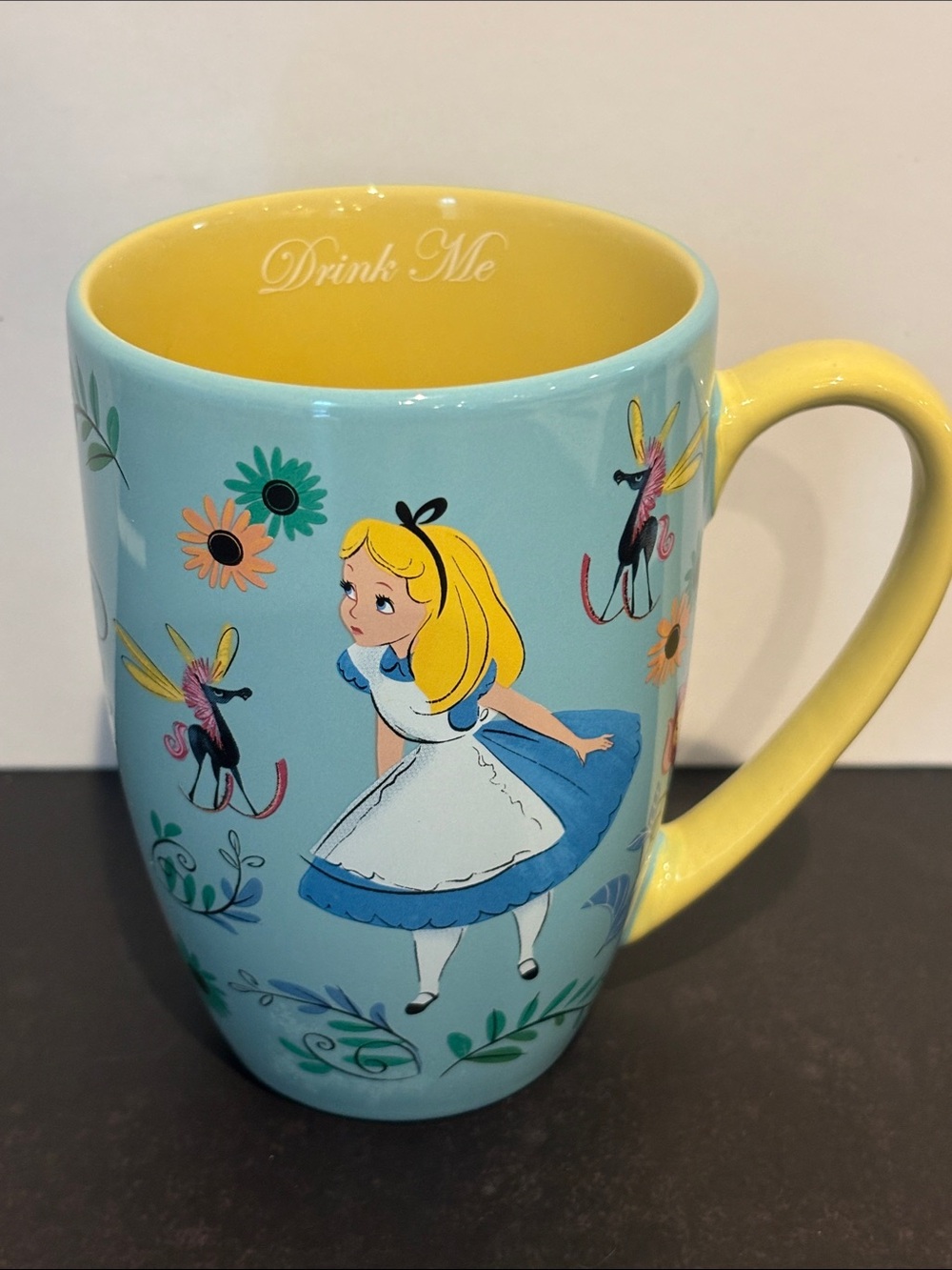 Disney Store Alice in Wonderland "Drink Me" Mug - Rare Sketch Collection